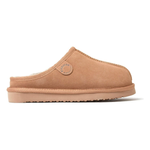 Women's Dearfoams Greta Genuine Shearling Casual Clogs Regular 9 Driftwood