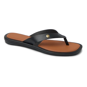 Women's Reef Willow Ella Flip Flop Sandals 6 Black/Cocoa