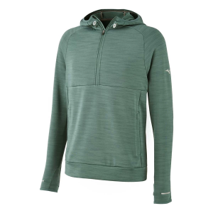 Men's Mizuno Infinity Running Hoodie 3XLarge Silver Pine