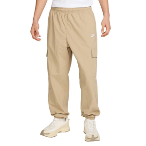 Men's Nike Club Woven Cargo Sweatpants XLarge Parachute Beige/White Regular