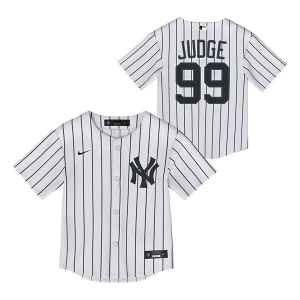 Toddler New York Yankees Aaron Judge #99 Nike Home Jersey 3T White
