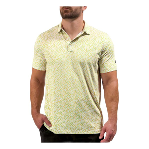 Men's Waggle Golf Husker Polo 2XLarge White
