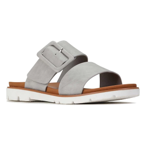 Women's Los Cabos Asha Slide Sandals 40 Light Grey