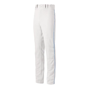 Men's Mizuno Premier Pro Piped G2 Baseball Pants XLarge White/Royal