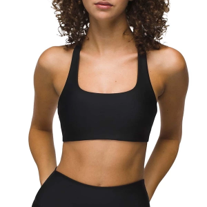 Women's prAna Sculpt Deep Breath Sports Bra 2XLarge Black