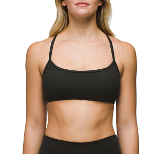 Women's prAna Heavana Every Minute Sports Bra 2XLarge Black Heather