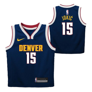 Toddler Denver Nuggets Nikola Jokic #15 Nike Icon Edition Swingman Jersey 2T Navy
