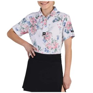 Kids' Bad Birdie Core Polo Small Spring Showers