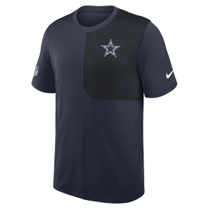 Dallas Cowboys Nike 2025 Sideline Coaches T-Shirt Medium Navy