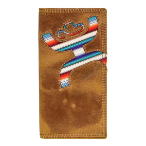 Hooey Rodeo Original Pocket Wallet Tan/Sunset Serape Print