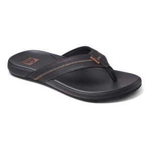 Men's Reef Cushion Phantom LE Flip Flop Sandals 12 Black/Coffee