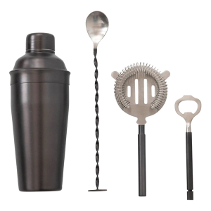 Creative Co-Op Stainless Steel Bar Tool Set (4 Piece)