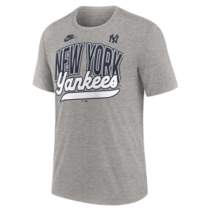 New York Yankees Cooperstown Tri T-Shirt 2XLarge Dark Grey Heather