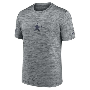 Dallas Cowboys Nike 2025 Sideline Velocity Team Issued T-Shirt 2XLarge Dark Grey Heather