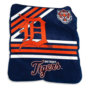 Logo Brands Detroit Tigers 50x60 Raschel Throw