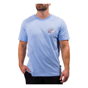 Men's Waggle Golf Dairyland Driving Range T-Shirt Small Blue