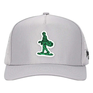 Men's Waggle Golf Battle of Parsburg Golf Snapback Hat One Size Light Grey Heather