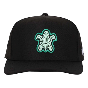 Men's Waggle Golf Tortuga Golf Snapback Hat One Size Black