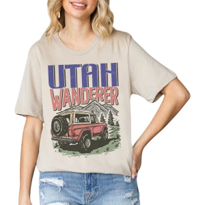 Women's Blume & Co Utah Wanderer T-Shirt Medium Tan