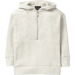 Little Bipsy Waffle 1/2 Zip Pullover Baby 12/18 mo. Light Heather Grey