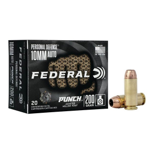 Federal Personal Defense Punch JHP Handgun Ammunition