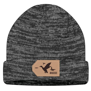 Men's Hooked And Tagged Duck Hunting Beanie One Size Black/Grey/Charcoal