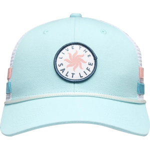 Women's Salt Life Suns Out Snapback Hat One Size Light Blue