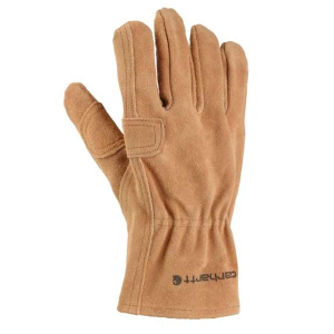 Men's Carhartt Leather Fencer Gloves Large Suede