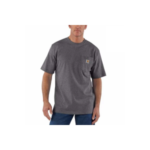Men's Carhartt Loose Fit Heavyweight Pocket Tall T-Shirt 3XLarge Tall Carbon Heather