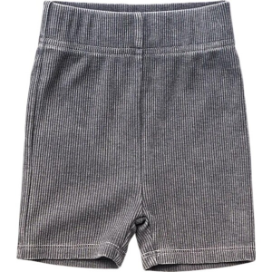 Little Bipsy Acid Wash Ribbed Biker Shorts Toddler 4/5T Black