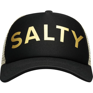 Women's Salt Life Salty Trucker Snapback Hat One Size Black