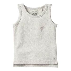 Little Bipsy Palm Jersey Crew Neck Tank Top Toddler 2/3T Grey Heather