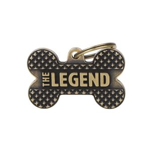 My Family The Legend Big Bone ID Dog Tag