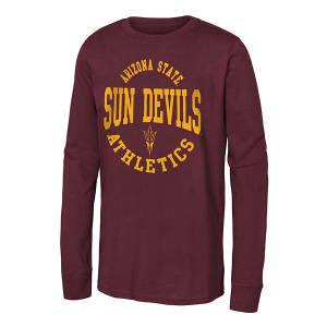 Arizona State Sun Devils Genuine Stuff Around The Block Kids' T-Shirt Small Maroon