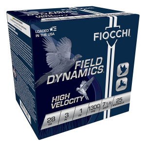 Fiocchi Field Dynamics High Velocity Upland Game 12 Gauge Shotshells