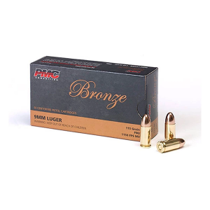 PMC Ammunition Bronze FMJ Handgun Ammunition