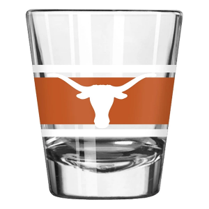 Logo Brands Texas Longhorns Stripe Shot Glass