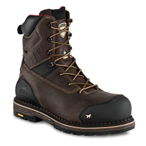 Men's Irish Setter Edgerton XD 8" Safety Toe PR WP Work Boots Outdoor 9.5 Dark Brown