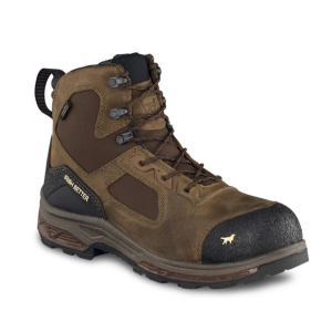 Men's Irish Setter Men's Kasota 6in Comp-Toe Side-Zip Boots Waterproof Composite Toe Work Boots Outdoor 11 Brown