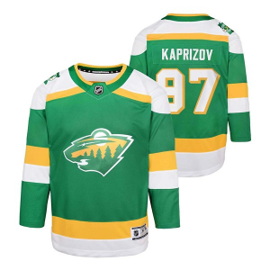 Minnesota Wild Kirill Kaprizov Genuine Stuff #97 Alternate Toddler Jersey 3T Green