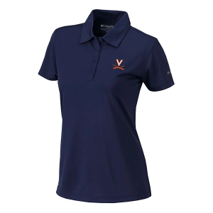 Virginia Cavaliers Columbia Women's Birdie Polo Medium Collegiate Navy