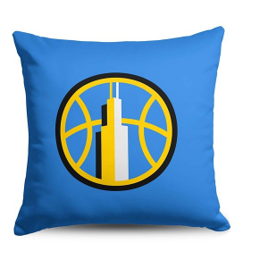 TheNorthwest Chicago Sky Double Down Throw Pillow