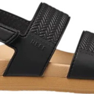 Girls' Reef Water Vista Sandals Big 5 Black/Tan