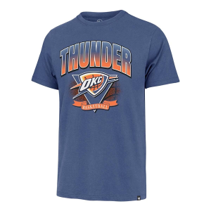Oklahoma City Thunder Arena Fade 47 Brand T-Shirt XLarge Blue