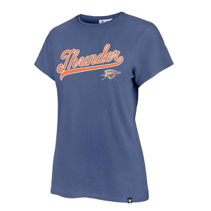 Women's Oklahoma City Thunder Tail Sweep 47 Brand T-Shirt Small Blue