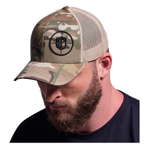 Men's Born Primitive Trucker Work Snapback Hat One Size Multicam