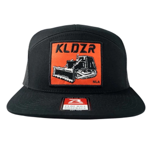 Men's Nine Line KLDZR 7-Panel Richardson Trucker Work Snapback Hat One Size Black