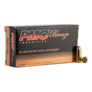 PMC Ammunition Bronze JHP Round Box Handgun Ammunition