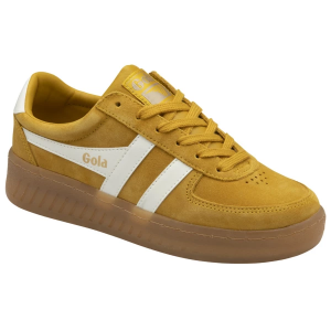 Women's Gola Grandslam Suede Sneakers sneakers-athletic-shoes 8 Regular Sun/Off White/GUM