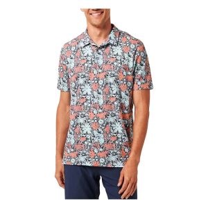 Men's TravisMathew Featherweight Sands Polo 2XLarge Heather Medium Grey
